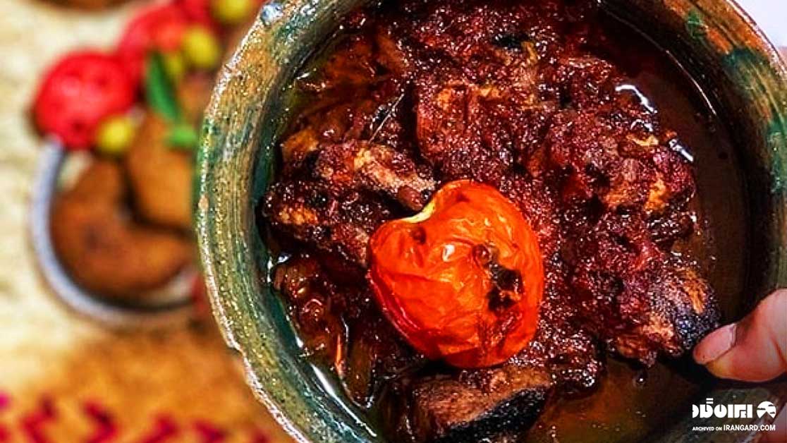 غذاهای محلی گیلان - گمج کباب
